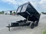 BWISE 6x10 High Side Dump Trailer w/ Slide Out Ramps (9,990 GVWR) - Image 3