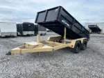 BWISE 6x12 Low Profile Dump Trailer w/ Hydraulic Jack (9,990 GVWR) - Image 2