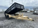BWISE 6x12 Low Profile Dump Trailer w/ Hydraulic Jack (9,990 GVWR)