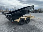 BWISE 6x12 Low Profile Dump Trailer w/ Hydraulic Jack (9,990 GVWR) - Image 4