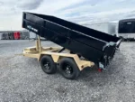 BWISE 6x12 Low Profile Dump Trailer w/ Hydraulic Jack (9,990 GVWR) - Image 6
