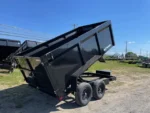 BWISE 6x12 High Side Dump Trailer w/ Slide Out Ramps (9,990 GVWR) - Image 2