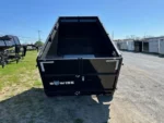 BWISE 6x12 High Side Dump Trailer w/ Slide Out Ramps (9,990 GVWR) - Image 3