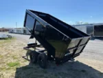 BWISE 6x12 High Side Dump Trailer w/ Slide Out Ramps (9,990 GVWR) - Image 4