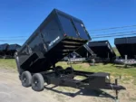 BWISE 6x12 High Side Dump Trailer w/ Slide Out Ramps (9,990 GVWR)