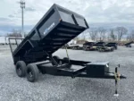 BWISE 6x12 Dump Trailer w/ Landscape Ramp Gate (7K GVWR)