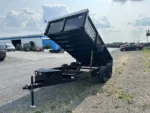 BWISE 6x12 Low Profile Dump Trailer w/ Tarp Kit (9,990 GVWR) - Image 3