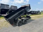 BWISE 6x12 Low Profile Dump Trailer w/ Tarp Kit (9,990 GVWR) - Image 5