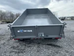 BWISE 7x12 Low Profile Dump Trailer w/ Hydraulic Jack (14.9K GVWR) - Image 2