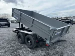 BWISE 7x12 Low Profile Dump Trailer w/ Hydraulic Jack (14.9K GVWR) - Image 3