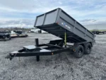 BWISE 7x12 Low Profile Dump Trailer w/ Hydraulic Jack (14.9K GVWR) - Image 4