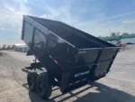 BWISE 7x12 High Side Dump Trailer w/ Barn Doors (14K GVWR) - Image 2