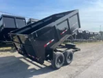 BWISE 7x12 High Side Dump Trailer w/ Barn Doors (14K GVWR) - Image 5