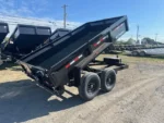 BWISE 7x12 Low Profile Dump Trailer w/ Ladder Ramps (14K GVWR) - Image 5