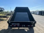 BWISE 7x12 Low Profile Dump Trailer w/ Ladder Ramps (14K GVWR) - Image 6