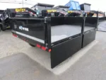 BWISE 7x12 Deck Over Dump Trailer w/ Fold Down Sides (9,990 GVWR) - Image 2