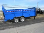 BWISE 7x16 Heavy Duty Gooseneck Dump Trailer (19.2K GVWR) - Image 2