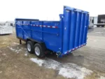 BWISE 7x16 Heavy Duty Gooseneck Dump Trailer (19.2K GVWR) - Image 4