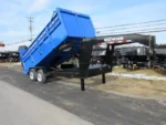 BWISE 7x16 Heavy Duty Gooseneck Dump Trailer (19.2K GVWR)
