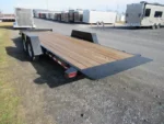 BWise 7 x 22 Low Profile Split Tilt Equipment Trailer - Image 3