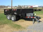 CAM Superline 6x10 Deckover Dump Trailer w/ Spreader Gate (10K)