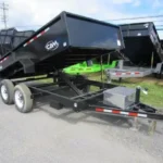 CAM Superline 6x12 Dump Trailer w/ Landscape Gate (10K GVWR)