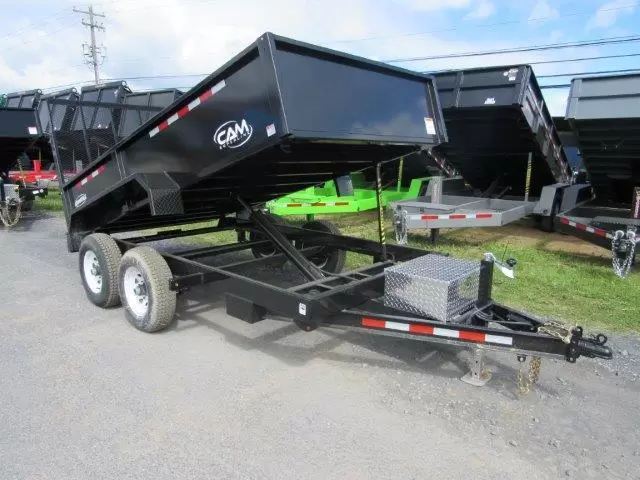 Cam-Superline-6x12-Dump-Trailer-Landscape-Gate-Advantage-Series-1-1.webp CAM Superline 6x12 Dump Trailer w/ Landscape Gate (10K GVWR) - Image 1