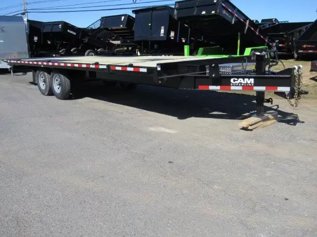 Cam-Superline-7CAM824DOSTT-Power-Tilt-Winch-Plate-Spare-Mount-8-1.webp CAM Superline 8 x 24 Equipment Trailer - Image 1