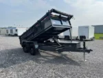 Covered Wagon 6x12 Prospector Dump Trailer w/ Ramps (7K GVWR)