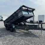 Covered Wagon 6x12 Prospector Dump Trailer w/ Ramps (7K GVWR)