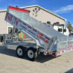2024 N&N Trailers 7x14 14K Galvanized Hydraulic Dump Trailer