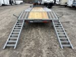 2024 Diamond C 8.5x20 20K Deckover Equipment Trailer w/ 72” Flip Knee Ramps - Image 4