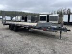 2024 Diamond C 8.5x20 20K Deckover Equipment Trailer w/ 72” Flip Knee Ramps