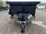 2024 RawMaxx Trailers 7X16 14K Powder Coated Dump w/ Tarp Kit - Image 8