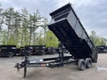 2024 RawMaxx Trailers 7X16 14K Powder Coated Dump w/ Tarp Kit - Image 13