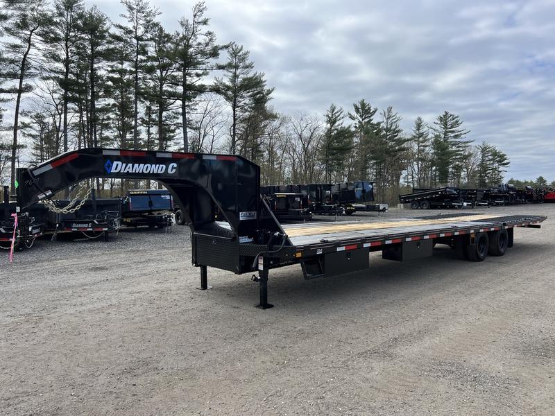 Equipment-Trailer-223-1.jpg 2024 Diamond C 8.5x35 25K Gooseneck Equipment Trailer w/Spare Mount - Image 1