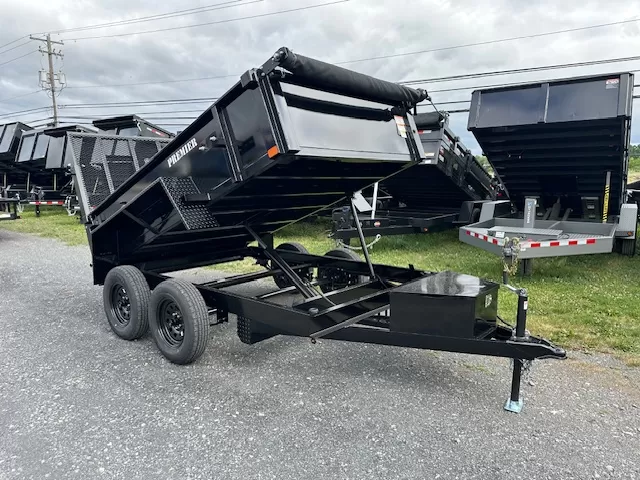 Premier-6-x-10-Low-Profile-Dump-Trailer-Landscape-Gate-Tarp-Kit-7.webp Premier 6x10 Low Profile Dump Trailer w/ Landscape Ramp (7K GVWR) - Image 1