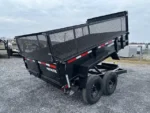 Premier 7x12 High Side Dump Trailer w/ Combo Gate & Ramps for Sale - Image 3