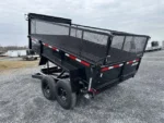 Premier 7x12 High Side Dump Trailer w/ Combo Gate & Ramps for Sale - Image 5