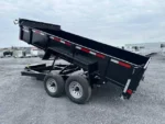 Premier 7x14 Low Profile Dump Trailer w/ Combo Gate & Ramps (14K GVWR) - Image 4
