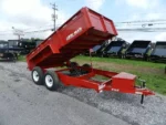 BWISE 6x12 Dump Trailer w/ Spreader Gate (10K GVWR)