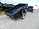 BWISE 5x10 Low Profile Dump Trailer w/ Spreader Gate (5K GVWR) - Image 6